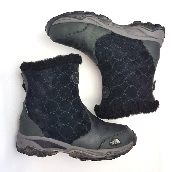 The North Face Primaloft 200Gram Insulation US7 Suede & Leather Winter Boot - Picture 2 of 9